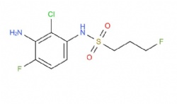N-(3-amino-2-chloro-4-fluorophenyl)-3-fluoropropane-1-sulfonami