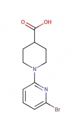 1-(6-bromopyridin-2-yl)piperidine-4-carboxylic acid