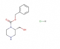 benzyl (S)-2-(hydroxymethyl)piperazine-1-carboxylate hydrochloride