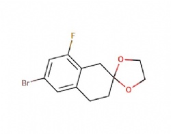 6-bromo-8-fluoro-3,4-dihydro-1H-spiro[naphthalene-2,2'-[1,3]dioxolane]
