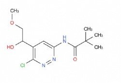 N-(6-chloro-5-(1-hydroxy-2-methoxyethyl)pyridazin-3-yl)pivalamide