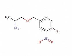 (R)-1-((4-bromo-3-nitrobenzyl)oxy)propan-2-amine
