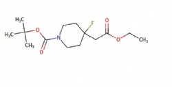 tert-butyl 4-(2-ethoxy-2-oxoethyl)-4-fluoropiperidine-1-carboxylate
