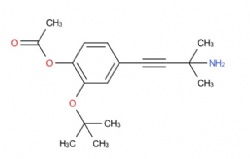 4-(3-amino-3-methylbut-1-yn-1-yl)-2-(tert-butoxy)phenyl acetate