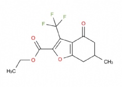 ethyl 6-methyl-4-oxo-3-(trifluoromethyl)-4,5,6,7-tetrahydrobenzofuran-2-carboxylate