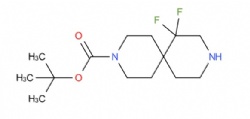tert-butyl 7,7-difluoro-3,9-diazaspiro[5.5]undecane-3-carboxylate