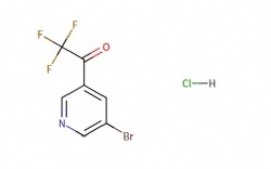 1-(5-bromopyridin-3-yl)-2,2,2-trifluoroethan-1-one hydrochloride