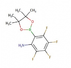 2,3,4,5-tetrafluoro-6-(4,4,5,5-tetramethyl-1,3,2-dioxaborolan-2-yl)aniline