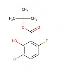 tert-butyl 3-bromo-6-fluoro-2-hydroxybenzoate