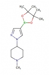 1-methyl-4-(4-(4,4,5,5-tetramethyl-1,3,2-dioxaborolan-2-yl)-1H-pyrazol-1-yl)piperidine