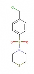 4-((4-(chloromethyl)phenyl)sulfonyl)thiomorpholine