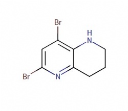 6,8-dibromo-1,2,3,4-tetrahydro-1,5-naphthyridine