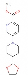methyl 5-(4-(1,3-dioxolan-2-yl)piperidin-1-yl)picolinate