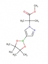 methyl 2-methyl-2-(4-(4,4,5,5-tetramethyl-1,3,2-dioxaborolan-2-yl)-1H-pyrazol-1-yl)propanoate