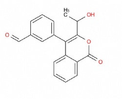 3-(3-(1-hydroxyethyl)-1-oxo-1H-isochromen-4-yl)benzaldehyde
