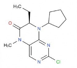 (R)-2-chloro-8-cyclopentyl-7-ethyl-5-methyl-7,8-dihydropteridin-6(5H)-one