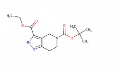 5-(tert-butyl) 3-ethyl 2,4,6,7-tetrahydro-5H-pyrazolo[4,3-c]pyridine-3,5-dicarboxylate