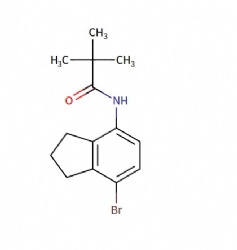 N-(7-bromo-2,3-dihydro-1H-inden-4-yl)pivalamide