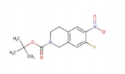 tert-butyl 7-fluoro-6-nitro-3,4-dihydroisoquinoline-2(1H)-carboxylate