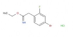 ethyl 2-(4-bromo-2-fluorophenyl)acetimidate hydrochloride