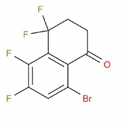 8-bromo-4,4,5,6-tetrafluoro-3,4-dihydronaphthalen-1(2H)-one