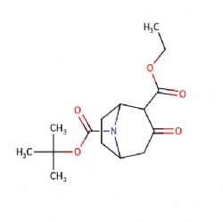 8-(tert-butyl) 2-ethyl 3-oxo-8-azabicyclo[3.2.1]octane-2,8-dicarboxylate