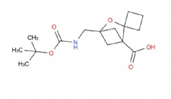 4-(((tert-butoxycarbonyl)amino)methyl)-3-oxaspiro[bicyclo[2.1.1]hexane-2,1'-cyclobutane]-1-carboxylic acid