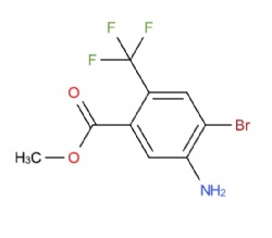 methyl 5-amino-4-bromo-2-(trifluoromethyl)benzoate