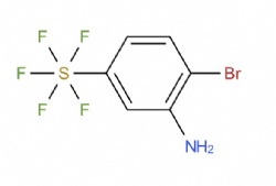 2-bromo-5-(pentafluoro-lambda6-sulfaneyl)aniline