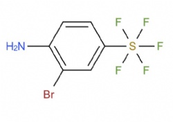 2-bromo-4-(pentafluoro-l6-sulfanyl)aniline