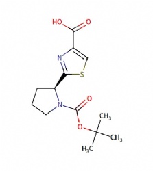 (S)-2-(1-(tert-butoxycarbonyl)pyrrolidin-2-yl)thiazole-4-carboxylic acid