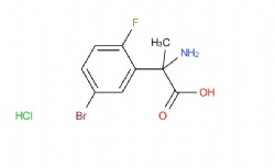 2-amino-2-(5-bromo-2-fluorophenyl)propanoic acid hydrochloride