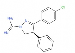 (S)-3-(4-chlorophenyl)-4-phenyl-4,5-dihydro-1H-pyrazole-1-carboximidamide