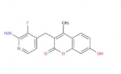 3-((2-amino-3-fluoropyridin-4-yl)methyl)-7-hydroxy-4-methyl-2H-chromen-2-one
