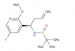 (S)-N-[(1R)-1-(5-fluoro-2-methoxypyridin-3-yl)but-3-en-1-yl]-2-methylpropane-2-sulfinamide
