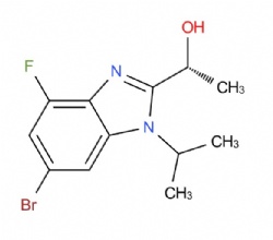 (R)-1-(6-bromo-4-fluoro-1-isopropyl-1H-benzo[d]imidazol-2-yl)ethan-1-ol