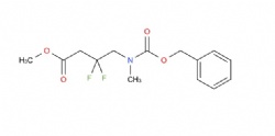 methyl 4-(((benzyloxy)carbonyl)(methyl)amino)-3,3-difluorobutanoate