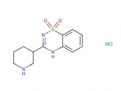 3-(piperidin-3-yl)-4H-benzo[e][1,2,4]thiadiazine 1,1-dioxide hydrochloride