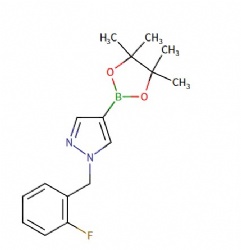 1-(2-fluorobenzyl)-4-(4,4,5,5-tetramethyl-1,3,2-dioxaborolan-2-yl)-1H-pyrazole