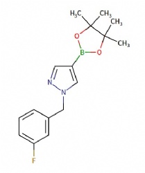 1-(3-fluorobenzyl)-4-(4,4,5,5-tetramethyl-1,3,2-dioxaborolan-2-yl)-1H-pyrazole