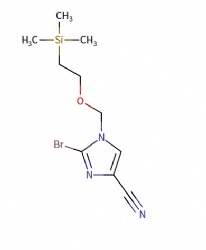 2-bromo-1-((2-(trimethylsilyl)ethoxy)methyl)-1H-imidazole-4-carbonitrile