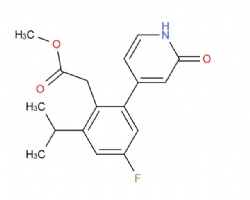 methyl 2-(4-fluoro-2-isopropyl-6-(2-oxo-1,2-dihydropyridin-4-yl)phenyl)acetate