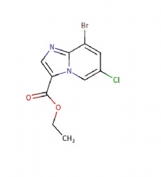 ethyl 8-bromo-6-chloroimidazo[1,2-a]pyridine-3-carboxylate