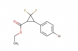 ethyl 3-(4-bromophenyl)-2,2-difluorocyclopropane-1-carboxylate