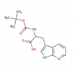 2-{[(tert-butoxy)carbonyl]amino}-3-{1H-pyrrolo[2,3-b]pyridin-3-yl}propanoic acid