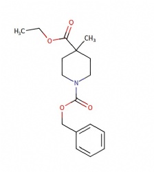 1-benzyl 4-ethyl 4-methylpiperidine-1,4-dicarboxylate