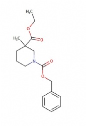 1-benzyl 3-ethyl 3-methylpiperidine-1,3-dicarboxylate