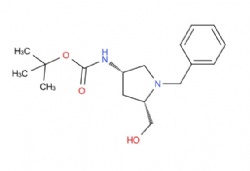 tert-butyl ((3S,5S)-1-benzyl-5-(hydroxymethyl)pyrrolidin-3-yl)carbamate