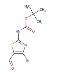 tert-butyl (4-bromo-5-formylthiazol-2-yl)carbamate