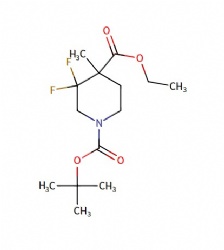 1-(tert-butyl) 4-ethyl 3,3-difluoro-4-methylpiperidine-1,4-dicarboxylate